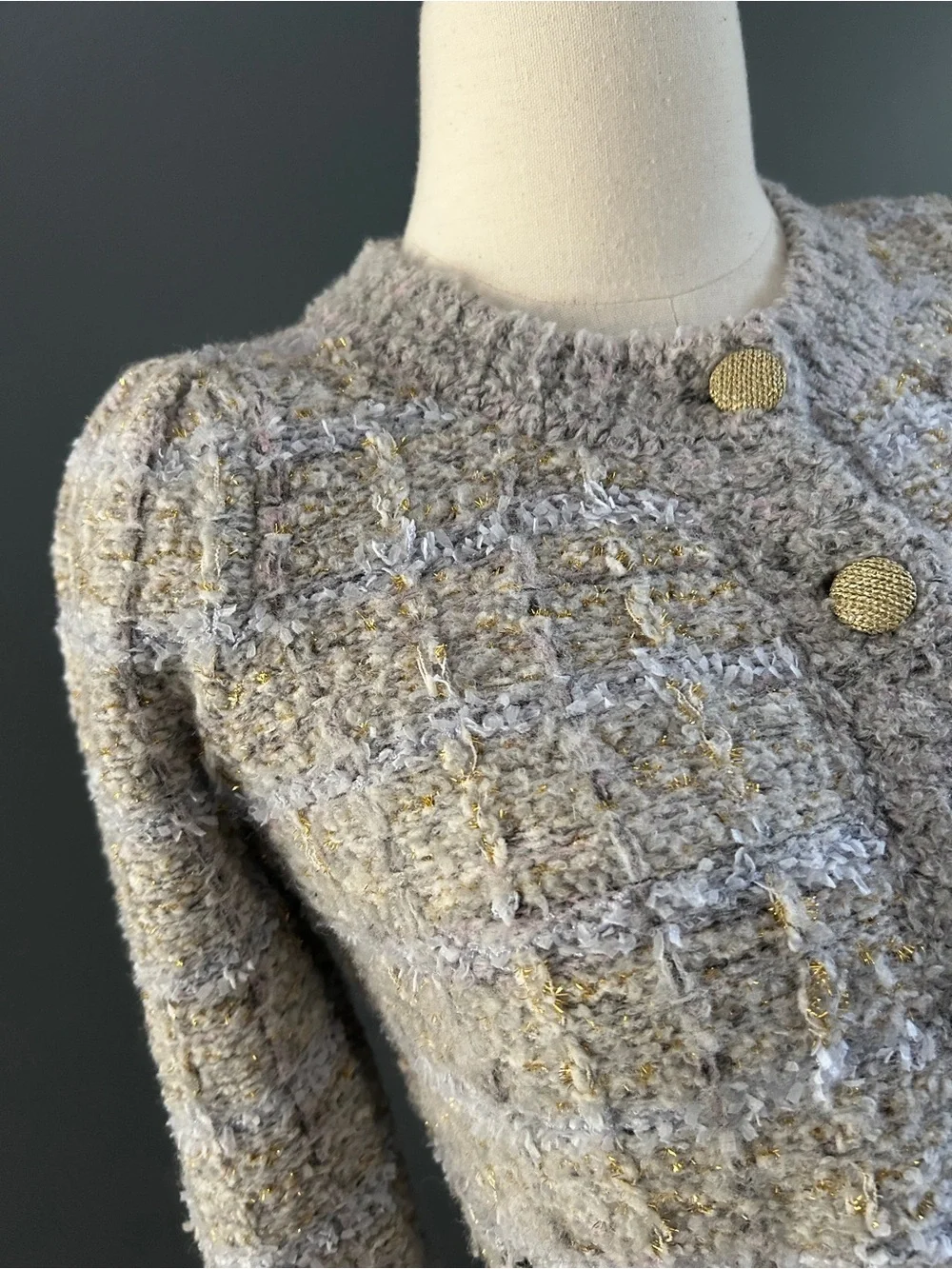 LoveShackFancy Saxon Crop Cardigan